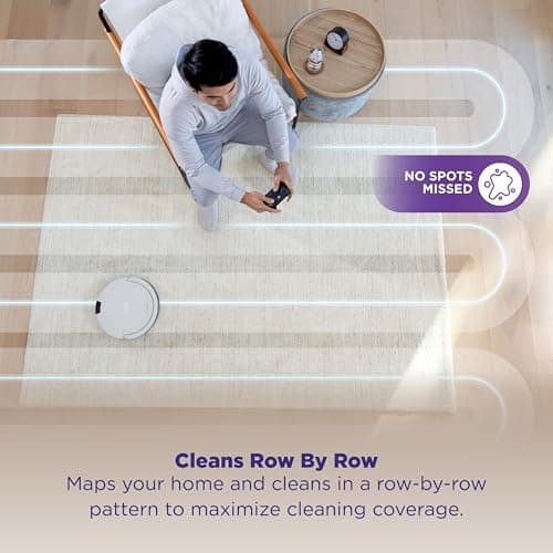 Shark Navigator | Robot Vacuum Cleaner with Powerful Suction for Pet Hair, Rugs, Carpets & Hard Floors | Bagless Self-Empty Base | 30-Day Capacity | SmartPath LiDAR Navigation | White | AV2110S ​ — view 2