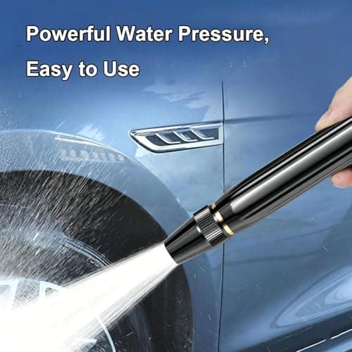 Heavy Duty Adjustable Twist Hose Nozzle Jet Sweeper Nozzle, Powerful High-Pressure Home Car Wash & Garden Sprayer, Home High Pressure Car Wash Water Gun, for Car, Garden Cleaning (1Pcs) — view 5