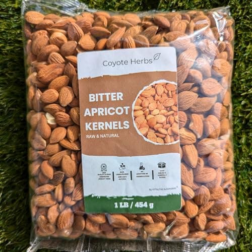 Bitter apricot kernels 454g/ 16 oz Raw Seeds, Premium bitter Almonds - Rich in Natural Vitamin B17 — view 4