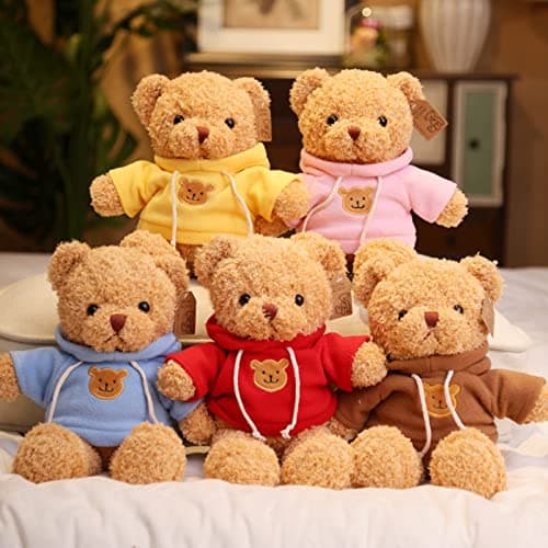 11.8 inches Teddy Bear Stuffed Animals Soft Plush Cute Teddy Bear Doll for Boys Girls (Brown)
