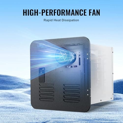 Uargd RV Tankless Water Heater, Instant Hot Shower with 15 x 15-inch Black Door and Remote Control, 55000BTU for Comfortable Hot Water, Perfect for Daily Use by RV Families — view 4