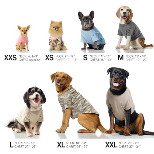 Pet Passion Toby II - The Perfect Tee, 3 Pack Short Sleeve Pet T-Shirt 100% Organic Cotton Tees Clothes for Small, Medium, Large Dogs​​, Sage Camo, Medium (20-45 lbs) — view 6