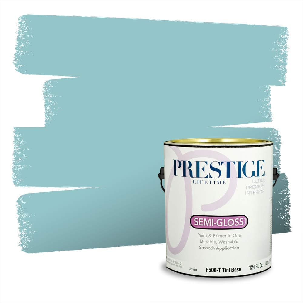 PRESTIGE Paints Interior Paint and Primer In One, 1-Gallon, Semi-Gloss, Comparable Match of Valspar* Dewdrop* — view 1171