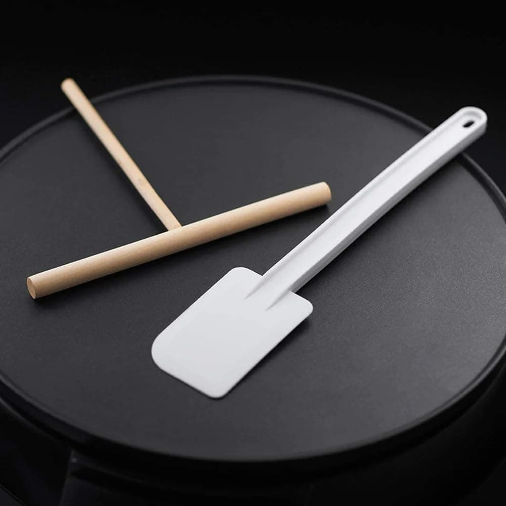 Russell Hobbs Electric Crepe & Pancake Maker - Large 30cm (12 inch) easy to clean Non-stick hotplate, Crepe making tools inc, Adjustable thermostat, Power on & temp indicator light, 1200W, 20920 — view 3