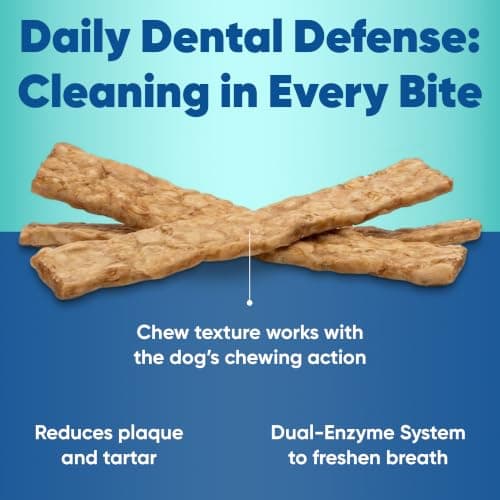 Virbac C.E.T.® Enzymatic Oral Hygiene Chews for Dogs, X Small - Plaque & Tartar Control - Single Layer Beefhide with Exclusive Dual-Enzyme System & Tasty Chicken Flavor - Easy to Give Dog Dental Chew — view 2