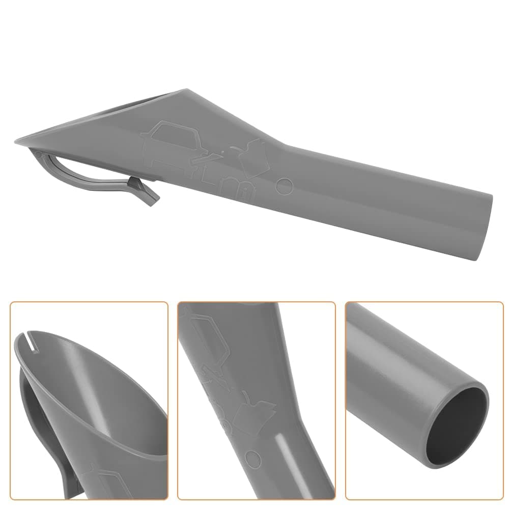 URAQT Emergency Diesel Fuel Filler - Capless Plastic Funnel for Ford, Grey, 1782177, 1833948 — view 2