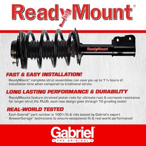 Gabriel G57193 Ultra ReadyMount Rear Right Complete Strut Assembly for 06-11 Toyota Avalon, 07-11 Toyota Camry (1 Pack) — view 5