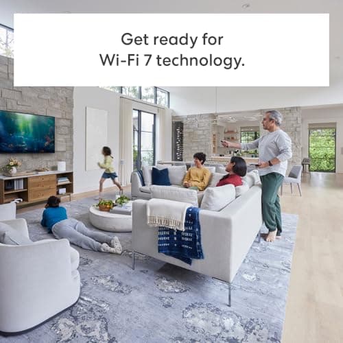 Amazon eero Max 7 (1-pack) with Amazon eero Outdoor 7 (1-pack) mesh wifi system — view 2