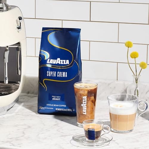 Lavazza Super Crema Whole Bean Coffee, Medium Espresso Roast, Arabica and Robusta Blend, 2.2 lb Bag, Package May Vary (Pack of 1) — view 9
