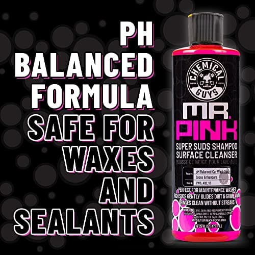 Chemical Guys Mr. Pink Car Wash Soap - 64 oz Super Suds Foaming Car Wash Soap for Cannon, Blaster, or Bucket Washing - pH Balanced, Safe on Wax, Sealant, Ceramic, and Clear Coat Finishes — view 8