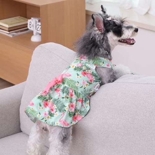 CuteBone Dog Mesh Dress Puppy Sundress Pet Outfit Summer Fashion for Small Dogs Girl Cat Clothes — view 3