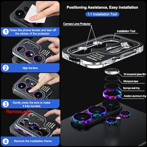 WSKEN for Samsung Galaxy S26 Ultra Camera Lens Protector - Ultra Thin — view 4