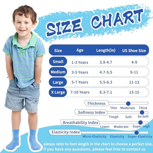 Tphon Kids Non Slip Toddler Boy Grip Socks 12 Pairs Anti Skid Sticky Socks for 1-3 Years Baby Children Girls — view 6
