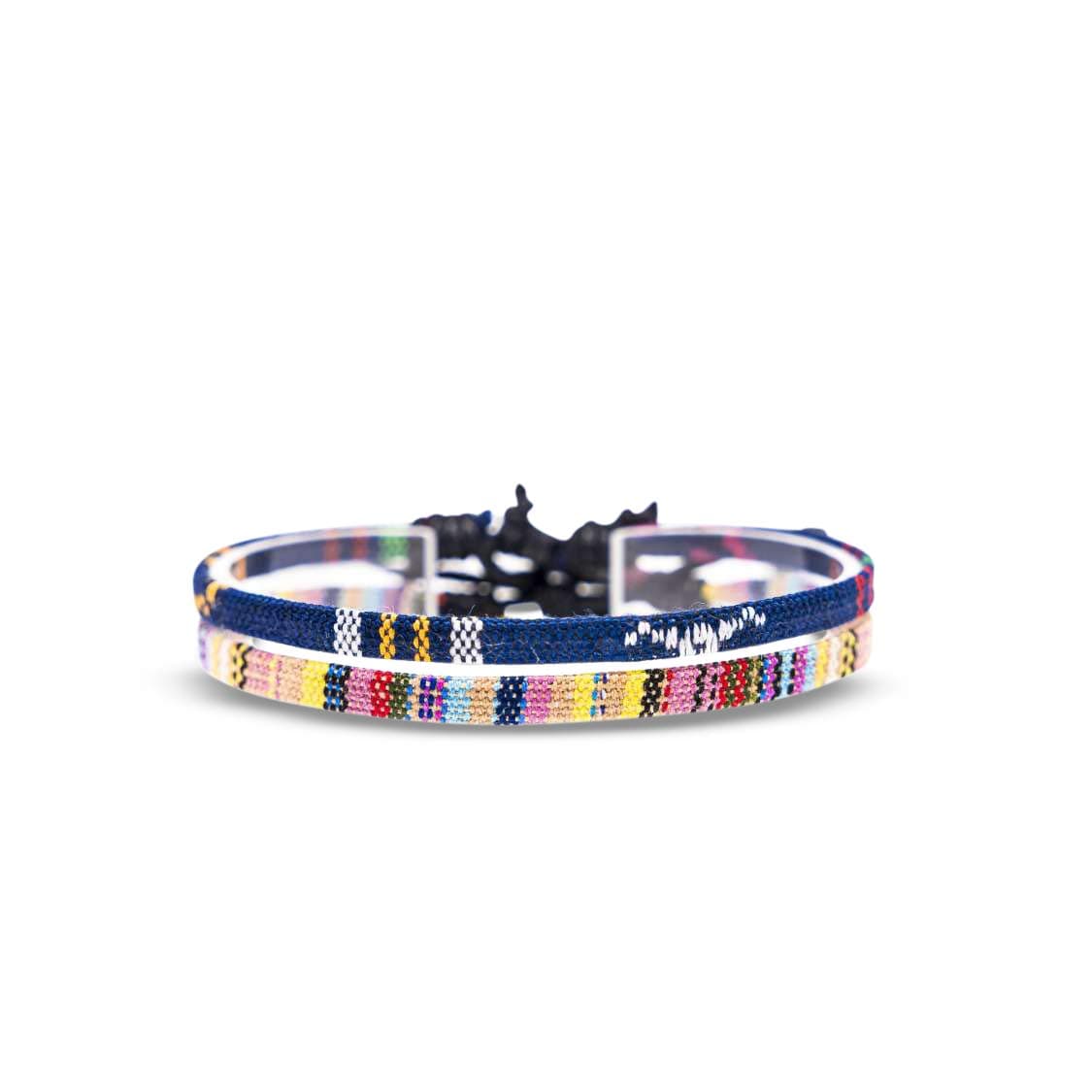 Made by Nami Tobilleras Mujer Impermeables Ajustables 19-38cm Pulseras Boho de Hilo Algodón 100% Turquesa — view 28