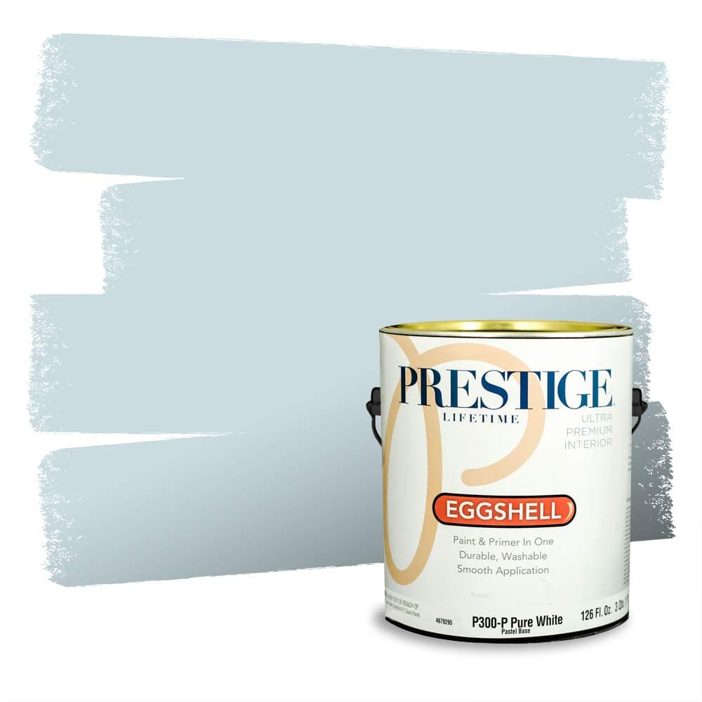 PRESTIGE Paints Interior Paint and Primer In One, 1-Gallon, Semi-Gloss, Comparable Match of Valspar* Dewdrop* — view 459