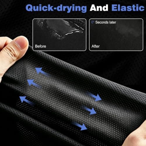 2Pcs Balaclava Face Mask for Men Women, Lightweight Breathable Quick Dry Summer Cooling UV Protection Sun Hood for Motorcycle Cycling Running Hiking Fishing Outdoor — view 3