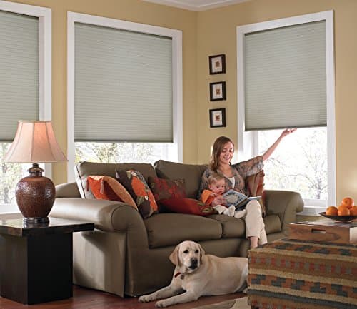 Custom Cordless Cellular Shades, Light Filtering, 30W x 72H, Antique Linen Sizes 21 to 72 Wide — view 2