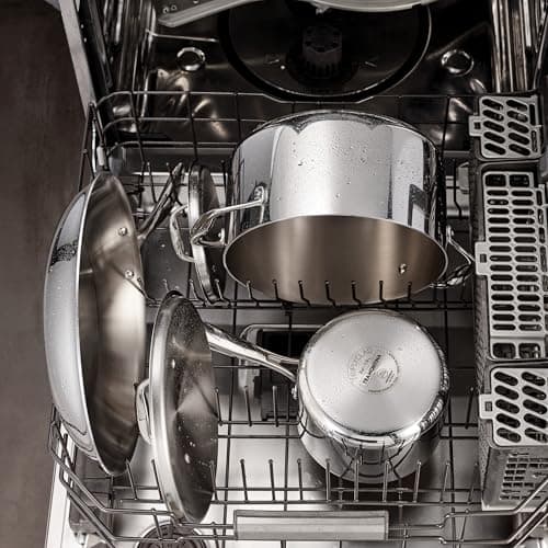 Tramontina Signature Tri-Ply Clad Stainless Steel 11-Piece Cookware Set with Lids, Pots and Pans Kitchen Set, Induction-Ready, Dishwasher-Safe, NSF-Certified — view 5
