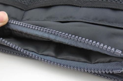 Periea Chelsy Handbag Organizer Insert 13 Pocket Purse Organiser with 2 Zipped Compartments Washable Reinforced Handles Structured Padding S M L (Black, Medium) — view 7
