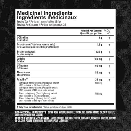 NITROSURGE Pre Workout Supplement - Endless Energy, Instant Strength Gains, Clear Focus, Intense Pumps - Nitric Oxide Booster & Preworkout Powder with Beta Alanine - 30 Servings, Cherry Limeade — view 3