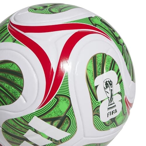 adidas Unisex-Adult World Cup League Mexico, White/Vivid Red/Amazon Green/Flash Lime, 5 — view 3