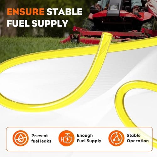 Hipa 4 Size Gas Fuel Line Hose Tubing 4 ft. Each for Small Engine Chainsaw Lawn Mower String Trimmer WeedEater Blower Model Parts I.D x O.D 1/8" x 3/16" 3/32" x 3/16" 1/8" x 1/4" .08" x .14" — view 5
