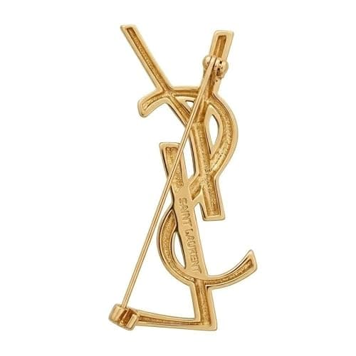 Women's brooches and pins; vintage-style gold brooches with a twisted design to add a touch of style to any outfit — view 5
