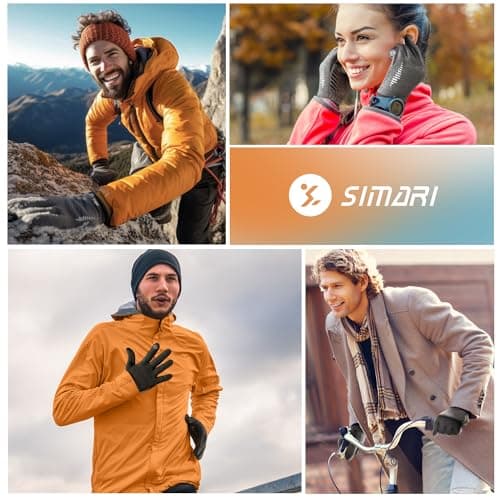 SIMARI Winter Gloves Women Men Ski Snow Gloves Liner Thermal Warm Touch Screen, Suit for Running, Cycling, Biking, Hiking, Driving, Walking, Typing, Freezer Work, Sports, Soccer, Shooting, Gaming 102 — view 7