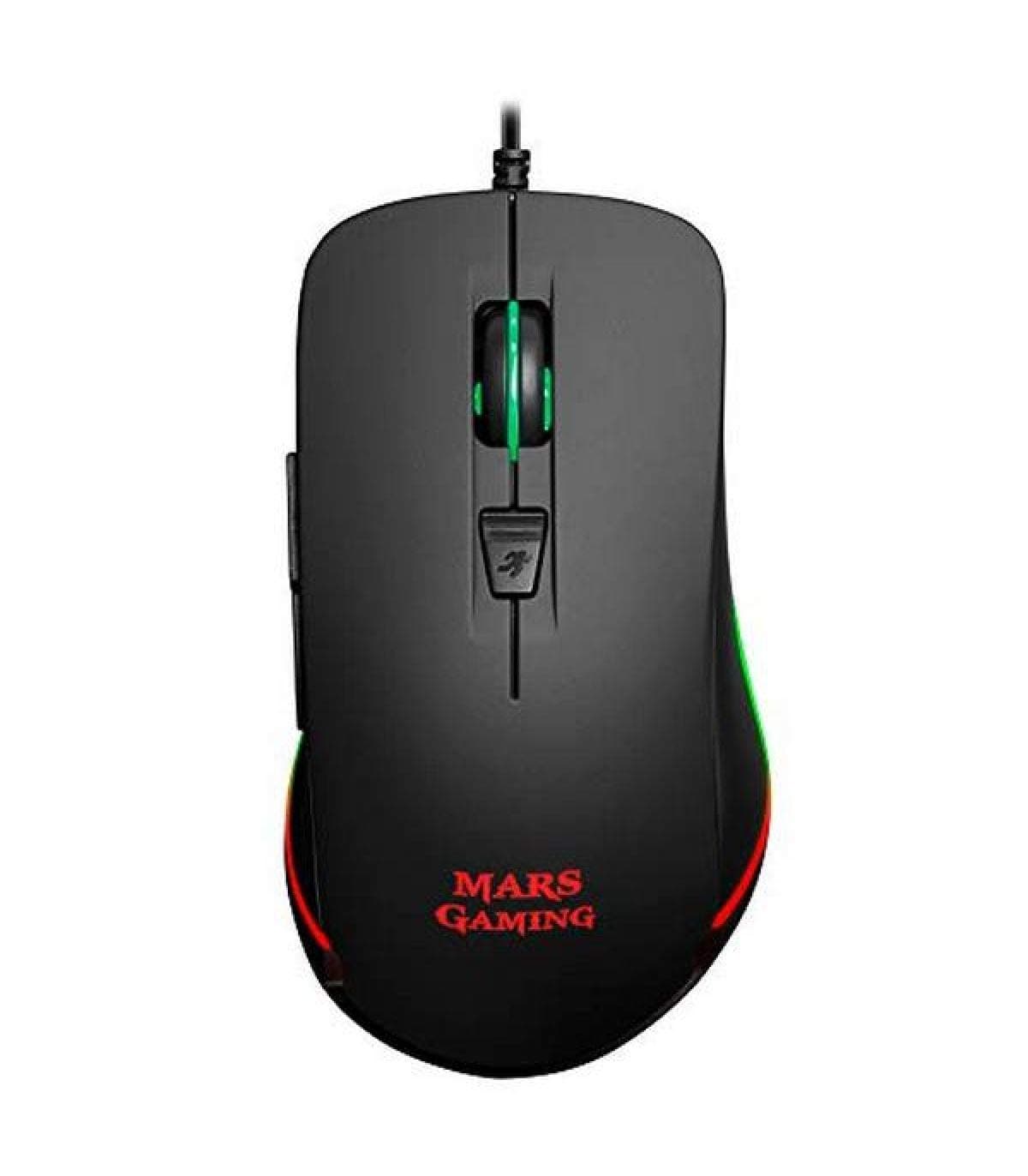 Mars Gaming MM024, Ratón Gaming RGB, Sensor Óptico 4000 dpi, Switches Mecánicos Huano, Iluminación RGB Flow, Ajuste On-The-Fly 1200/2400 / 3200/4000 dpi, Compatibilidad Multiplataforma, Negro — view 17