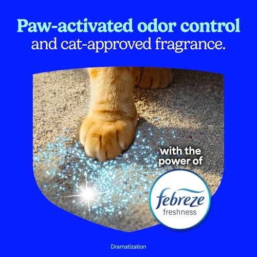 Fresh Step Advanced Ever Fresh Multi Cat Clumping Litter with Febreze Freshness, Ammonia Block Technology, Ultra Absorbent, 16 lb. Box, Pack of 2 — view 5