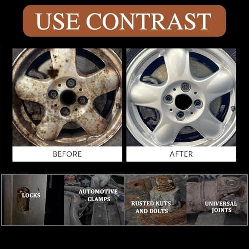 Remover Spray for Metal, 2026 Upgrade Multipurpose Rust Stain Remover, Heavy Duty Metal Cleaner,Fast Acting Heavy Duty Rust Dissolver for Cars, Tools, Bolts & More — view 4