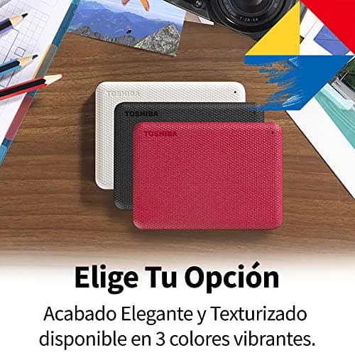 Toshiba Canvio Advance 2TB Portable External Hard Drive USB 3.0, White - HDTCA20XW3AA — view 13