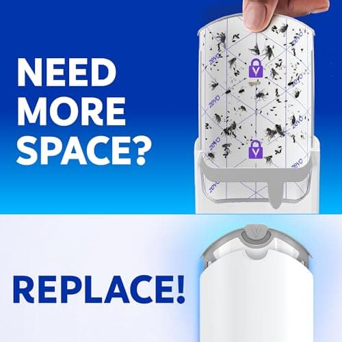 Zevo Flying Insect Trap Official Refill Cartridges - Fits Zevo Trap and MAX Indoor Fly Trap, Trap+Lock Technology Fly Trap Refill for Gnats, House Flies & Fruit Flies (6 Official Refill Cartridges) — view 6