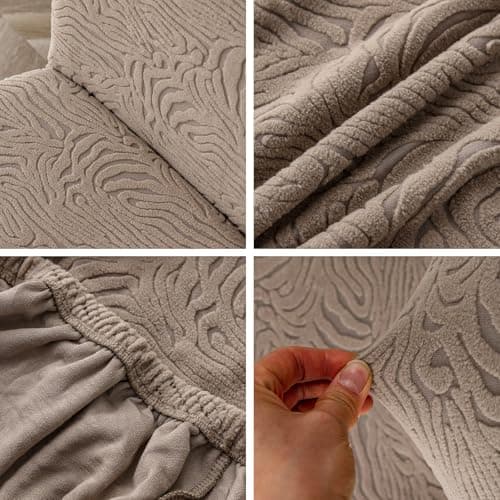 Dining Chair Covers, Chair Covers for Dining Room Stretch Chair Covers Parsons Chair Slipcover, for Dining Room Kitchen Chair Protector Cover, Removable, Washable — view 4