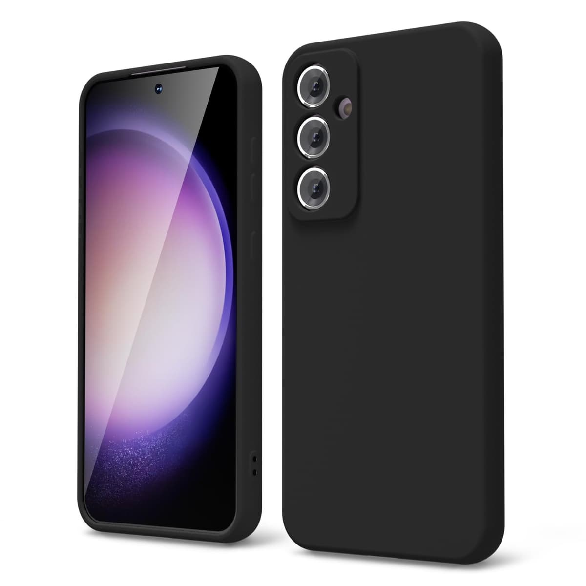 oakxco for Samsung Galaxy S23 Phone Case Liquid Silicone,Cute Thin Slim Soft Rubber TPU Plain Smooth Gel Cover for Women Girl Aesthetic Design, Matte Solid Protective & Shockproof, Burgundy Plum Wine — view 382
