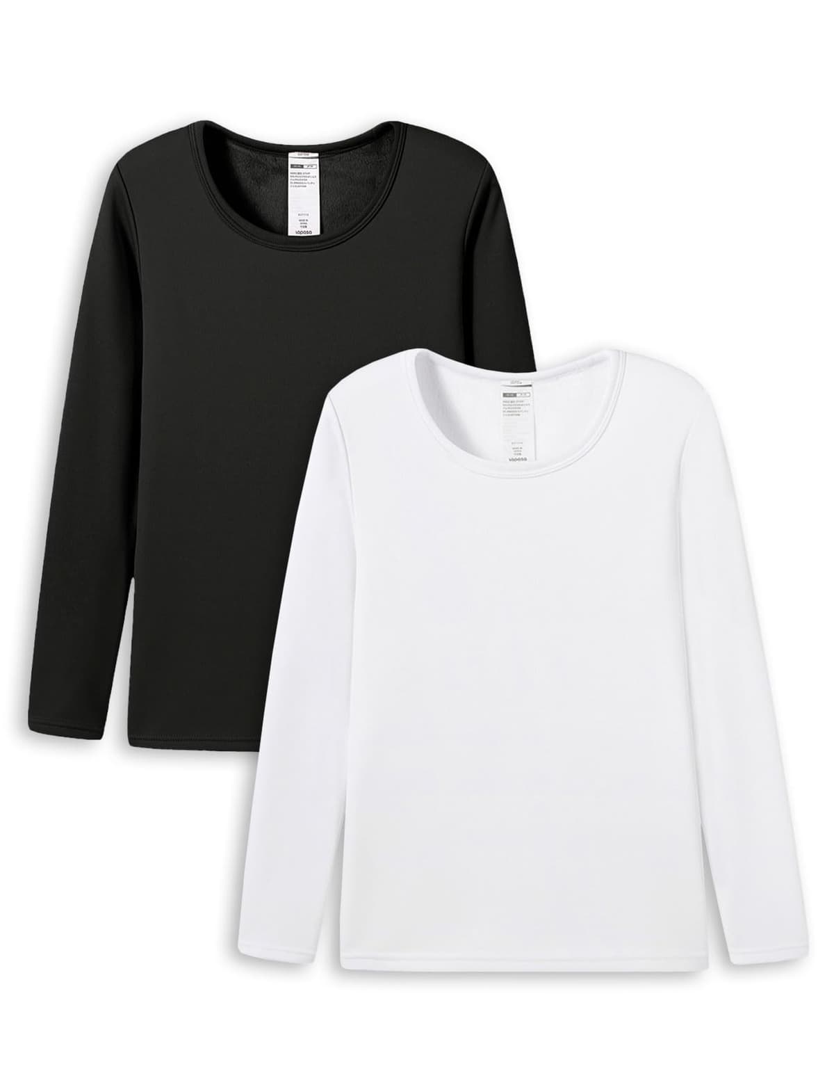 LAPASA Camiseta Termica Manga Larga Mujer (Pack de 1 & 2) Extra Cálido Camisa Interior Thermal Top Baselayer Frío Extremo Elastico Montaña Esqui Deporte Invierno L15/L39/L42 — view 11