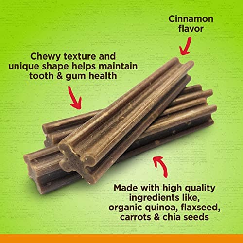 Zoe Dental Sticks for Dogs, Antioxidant, Large, Cinnamon Flavor, 6.6 oz — view 3