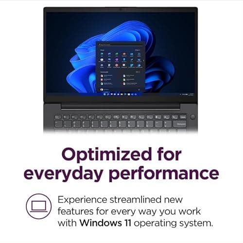 Lenovo V14 G5 Hybrid Work Laptop - 14" FHD Display - Core 7-240H - 16GB Memory - 512GB Storage - Integrated UHD Graphics - Windows 11 Home - Business Black — view 2