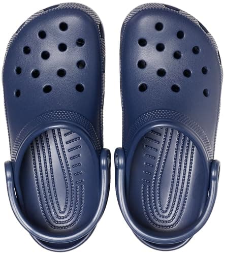 Crocs Unisex-Adult Classic Clogs, Navy, 7 Men/9 Women — view 3