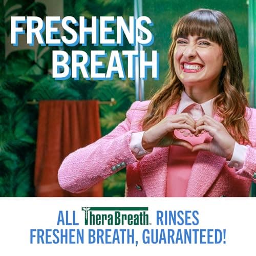 TheraBreath Fresh Breath Mouthwash, Icy Mint Flavor, Alcohol-Free, 16 Fl Oz (Pack of 2) — view 6