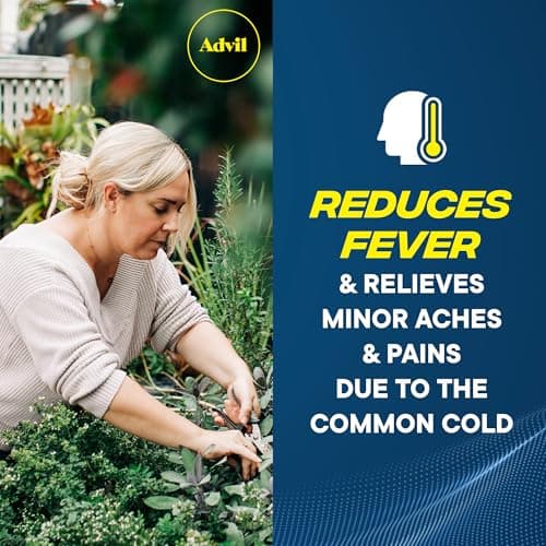 Advil Liqui-Gels Pain Reliever and Fever Reducer, Pain Medicine for Adults with Ibuprofen 200mg for Headache, Backache, Menstrual Pain and Joint Pain Relief - 50x2 Liquid Filled Capsules — view 5