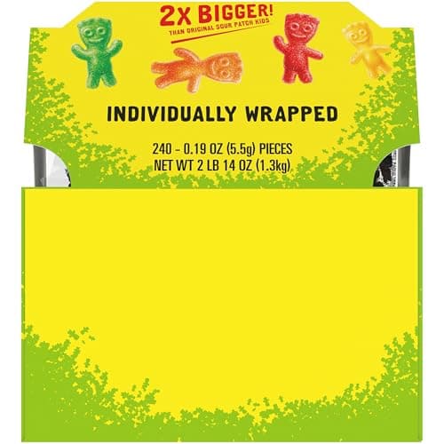 SOUR PATCH KIDS Big Kids Soft & Chewy Gummy Candy, 240 Count — view 17
