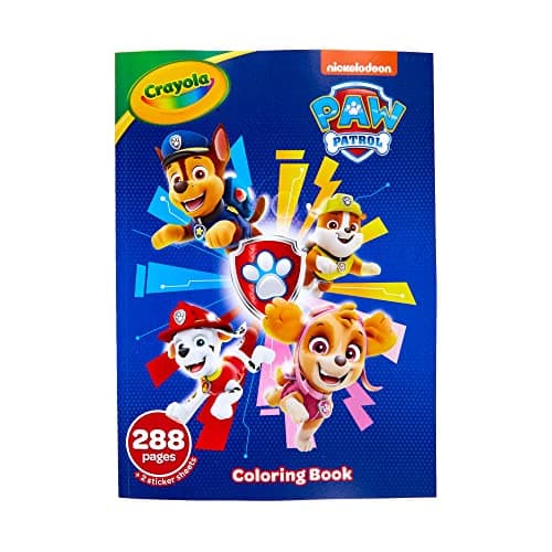Crayola PAW Patrol Coloring Book (288pgs), Kids Coloring Book Pages & Stickers, PAW Patrol Gift, Travel Activity, Toddler Toys, 3+ — view 3