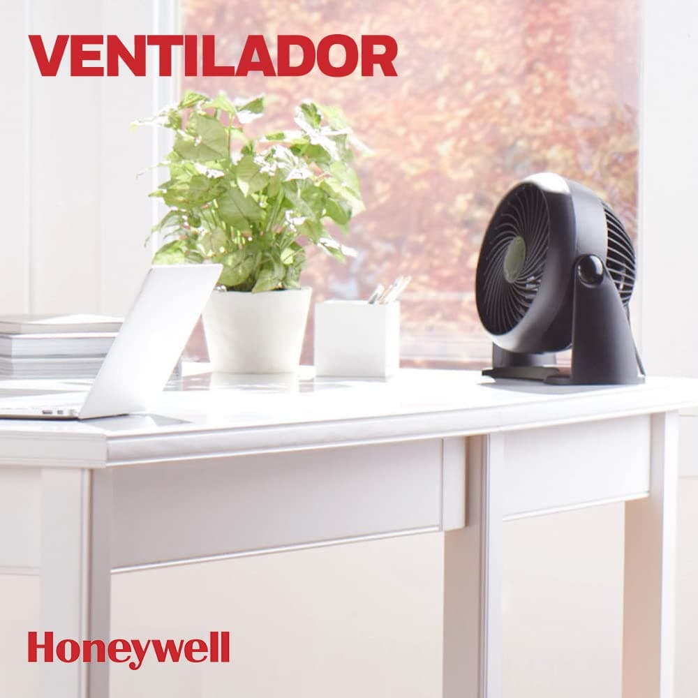 Honeywell TurboForce Ventilador Potente, Refrigeración de Funcionamiento Silencioso, Inclinación Variable de 90°, 3 Ajustes de Velocidad, Anclaje en la Pared, Ventilador de Mesa, HT900E4 — view 4