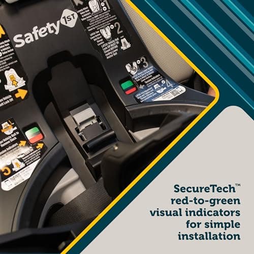 Safety 1st Turn and Go 360 ST Rotating All-in-One Convertible Car Seat, SafetySwivel Technology, SecureTech Installation, 3-in-1 Rear-Facing, Forward-Facing, Booster, 5-100 lbs, Skyline — view 5