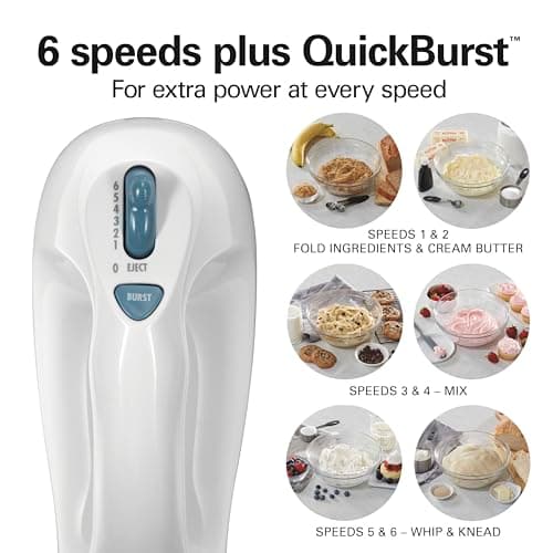 Hamilton Beach 6-Speed Electric Hand Mixer With QuickBurst and Bowl Rest — view 2