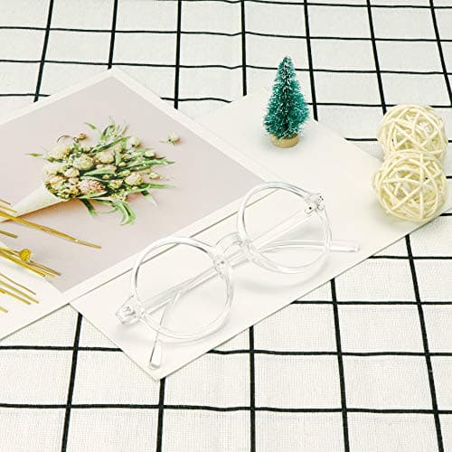 LifeArt Blue Light Blocking Glasses, Anti Eyestrain, Computer Reading Glasses, Gaming Glasses, TV Glasses for Women Men, Anti Glare (Clear, +1.75 Magnification) — view 6