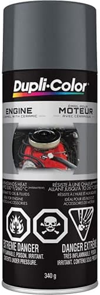 Dupli-Color CDE1607 Engine Paint with Ceramic, Chevrolet Orange-Red, 12 Ounce, 1 (Non-Carb Compliant) — view 3