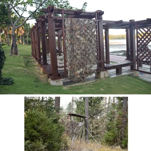GRVCN Camo Netting Camouflage Net, Bulk Roll Sunshade Mesh Nets for Hunting Blind Shooting Military Theme Party Decorations — view 3