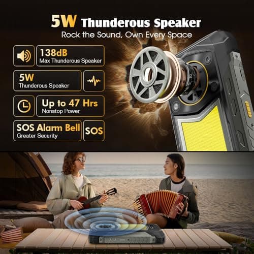 Blackview Rock 5 Smartphone 20000mAh Battery 6.78" 120Hz 108MP Camera — view 3